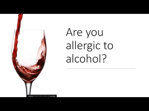 ¿Se puede desarrollar sensibilidad al alcohol? ¿Se puede desarrollar sensibilidad al alcohol?