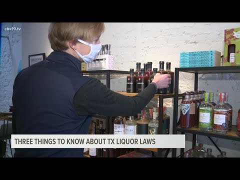 ¿A qué hora se puede comprar vino en Texas?