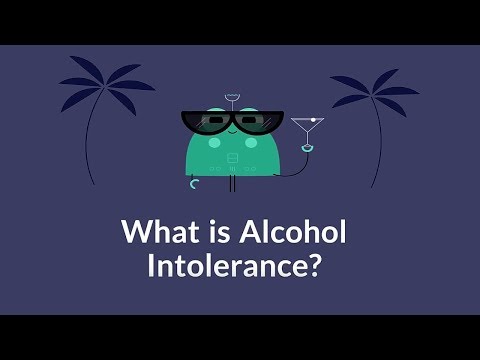 ¿Qué causa la intolerancia al alcohol de inicio repentino?