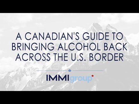 ¿Pueden enviar alcohol de EE. UU. a Canadá?