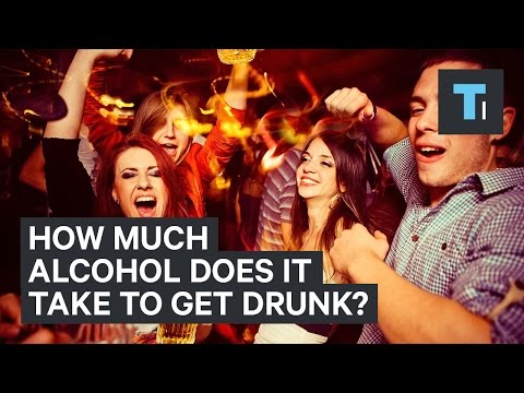 ¿Cuánto alcohol se necesita para emborracharse por peso?