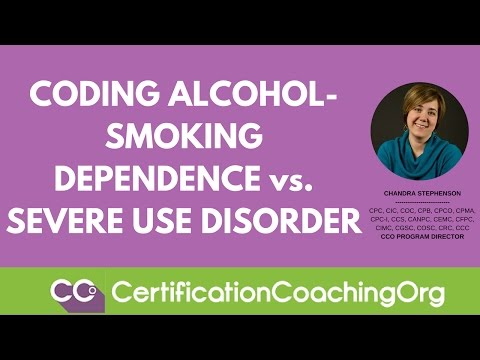 ¿Cómo se codifica el trastorno por consumo de alcohol? ¿Cómo se codifica el trastorno por consumo de alcohol?