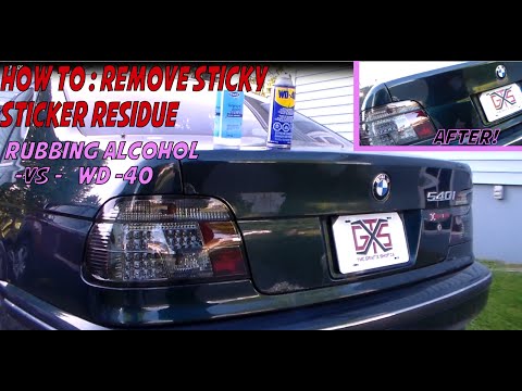 ¿Por qué el alcohol elimina los residuos pegajosos? ¿Por qué el alcohol elimina los residuos pegajosos?