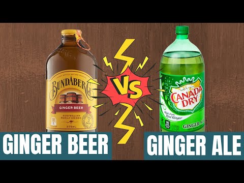 ¿Es mejor el ginger ale o la cerveza de jengibre?