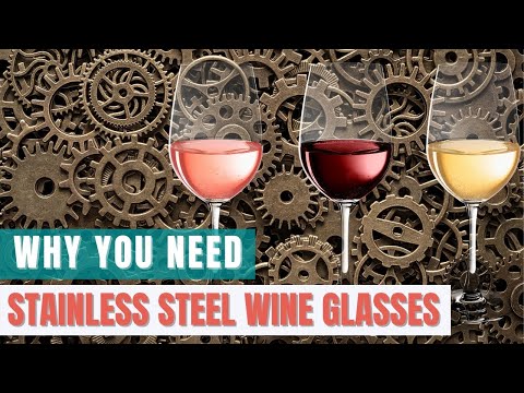¿Son buenas las copas de vino de acero inoxidable?
